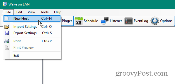 6-WakeOnLan-File-New-Host