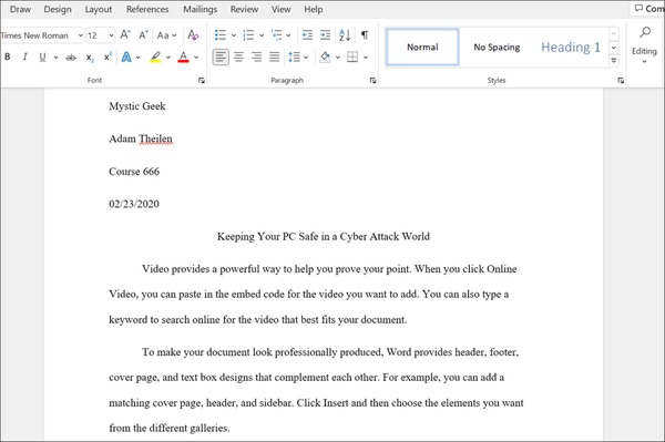 7-use-mla-format-in-microsoft-word