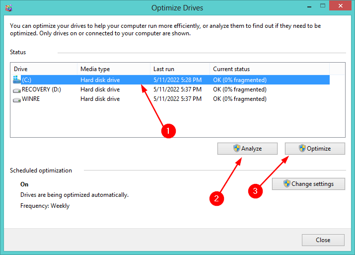 Analyze-and-optimize Analyze-and-optimize