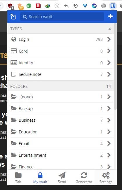 Bitwarden-Chrome-Extension