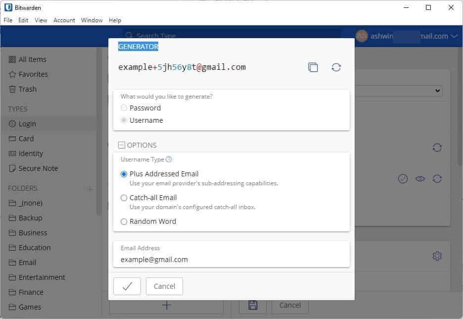 Bitwarden-create-unique-usernames-option-1