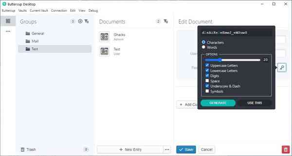 Buttercup-2.0-password-generator