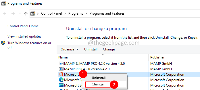 Change-MS-Office-App