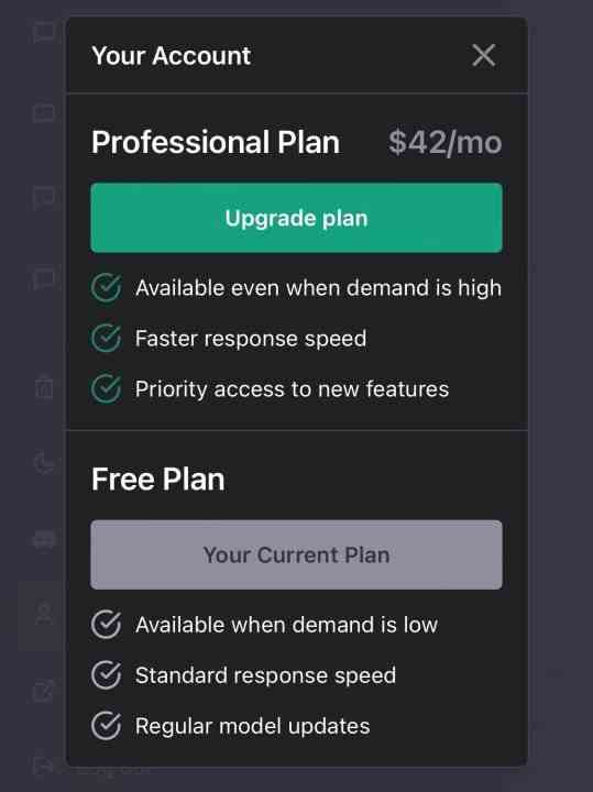 ChatGPT-Pro-Pricing-Model-Jan-2023