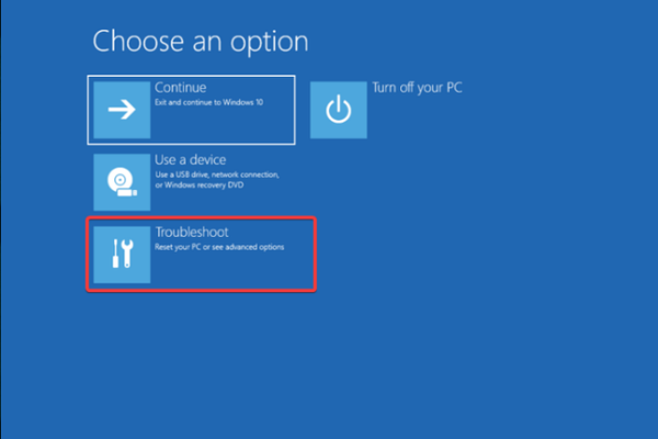 Choose-an-option-Troubleshoot-1