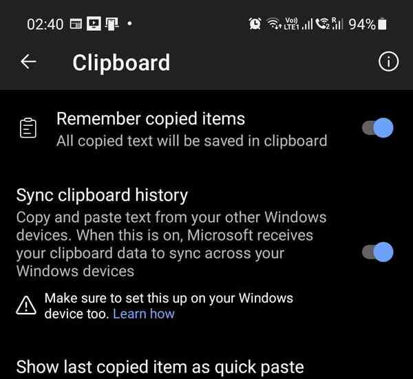Cloud-Clipboard-SwiftKey
