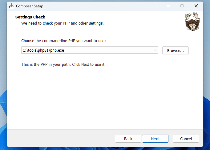 Command-line-PHP-for-Windows-11