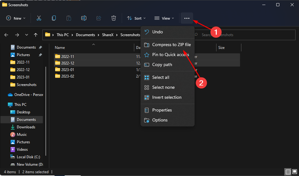 Compress-to-zip-file