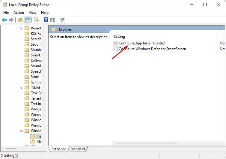 Configure-app-install-control