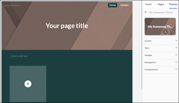 CreatedTheme-GoogleSitesCustomTheme