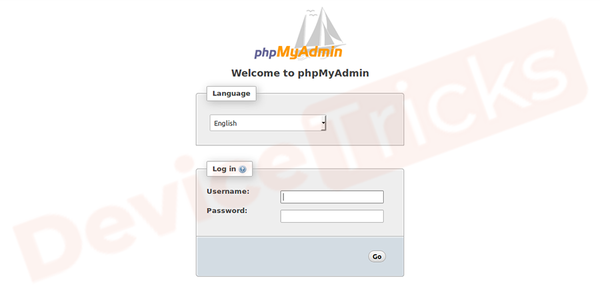 DEVICE-TRICKS-PHPMyAdmin-Login
