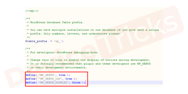 DEVICE-TRICKS-wp-config.php-file