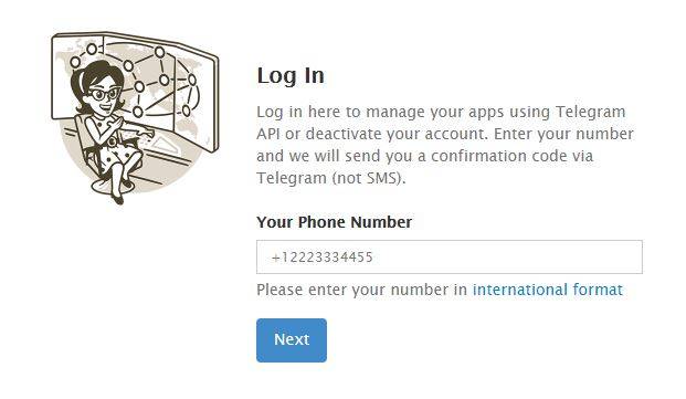 Deactivate-page-telegram