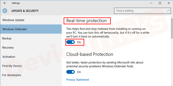 Disable-the-option-for-Real-time-protection