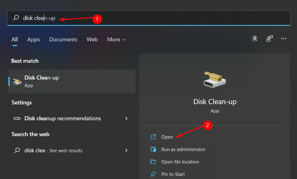 Disk-cleanup-open Disk-cleanup-open