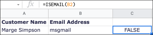 EmailFunctionResponse-GoogleSheetsValidEmail