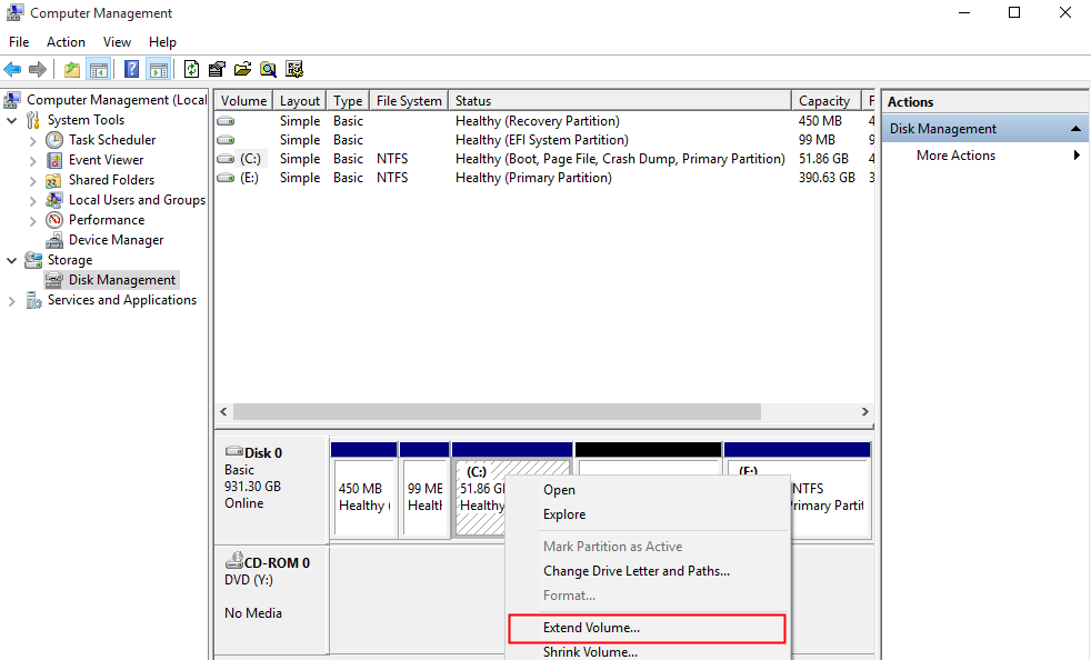 Extend-volume Extend-volume