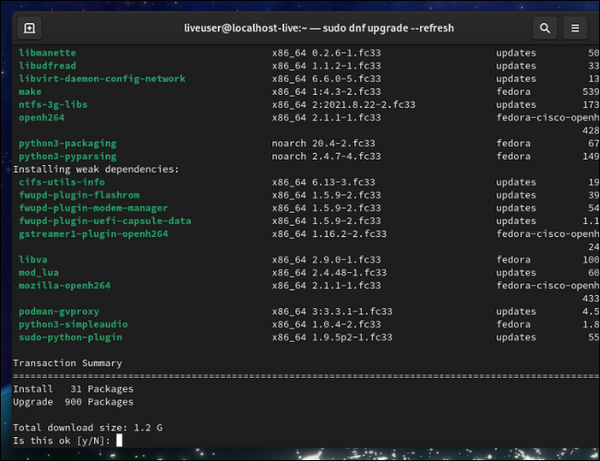 Fedora-dnf-updates