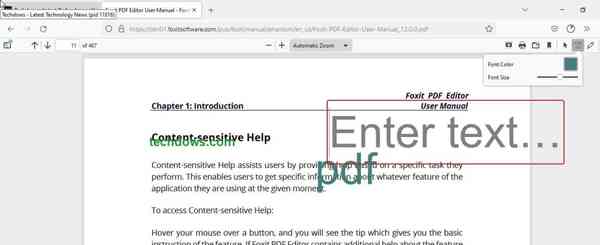 Firefox-PDF-add-text-annotation-set-font-color-size-options