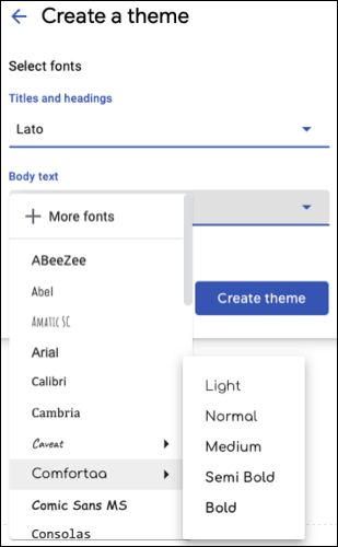 FontsTheme-GoogleSitesCustomTheme