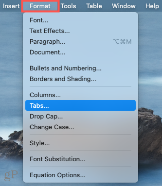 FormatTabs-WordMacTabs