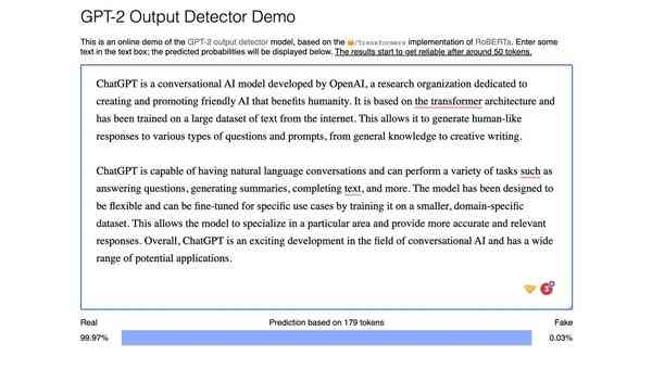 GPT-2-Output-Detector GPT-2-Output-Detector