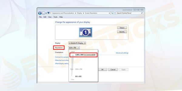 Go-to-Resolution-and-click-on-the-drop-down-arrow-recommended-1