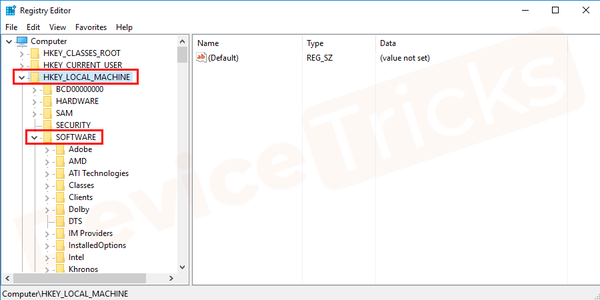HKEY_LOCAL_MACHINE-SOFTWARE