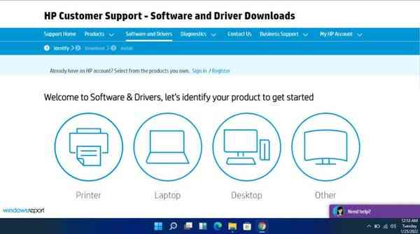 HP-driver-and-software-download-website