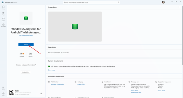 Installing-Windows-Subsystem-from-Microsoft-Store