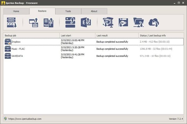Iperius-Backup-Restore