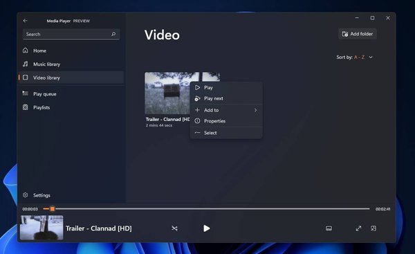 Media-Player-video-library Media-Player-video-library