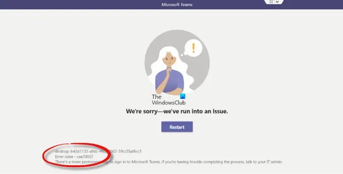 Microsoft-Teams-error-caa70007
