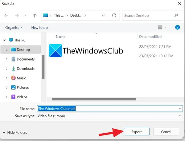 Name-and-export-video