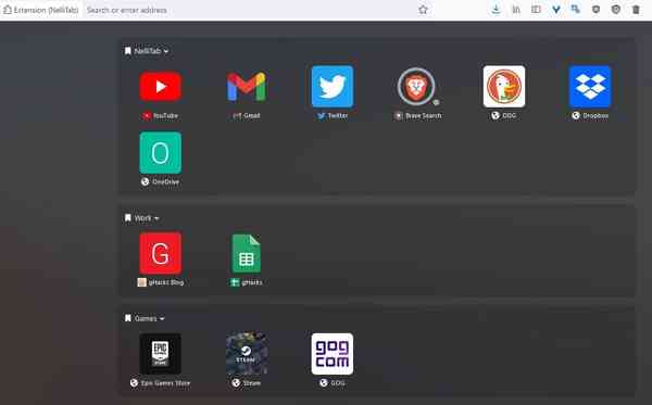 NelliTab-is-a-highly-customizable-new-tab-extension-for-Firefox-and-Chrome