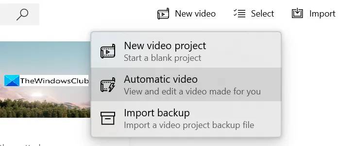 New-Video-Windows-11