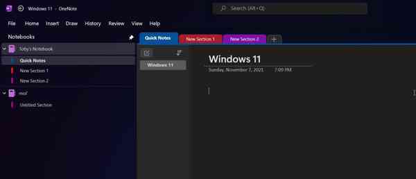 OneNote-for-Windows-11-UI OneNote-for-Windows-11-UI