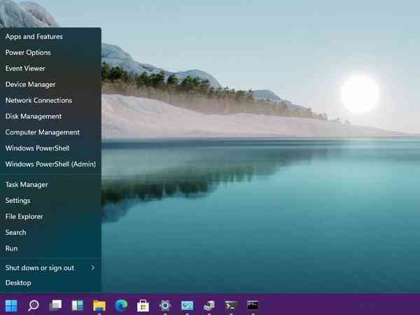 Power-user-menu
