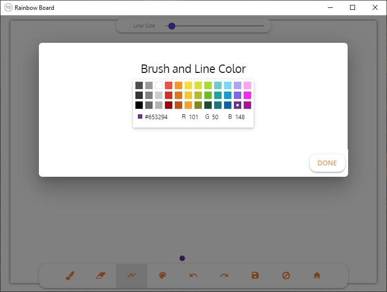 Rainbow-Board-color-palette