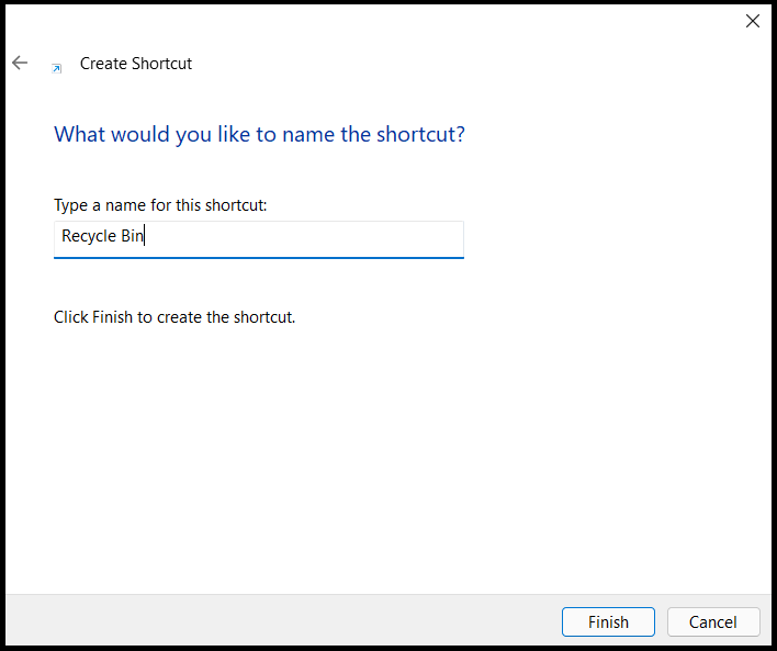 Rename-Shortcut