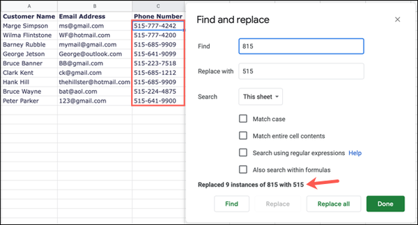 ReplacedAll-GoogleSheetsUpdateData