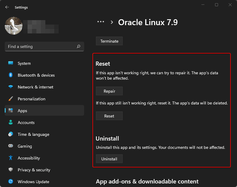 Reset-or-Reinstall-or-Uninstall-Oracle-Linux-app