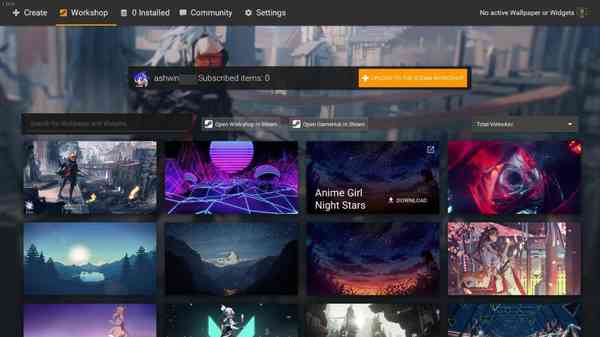 ScreenPlay-Steam-Workshop