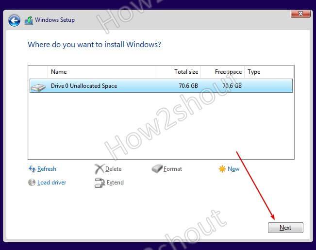 Select-disk-to-install