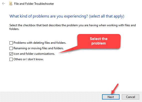 Select-the-problem-you-want-to-troubleshoot-Next