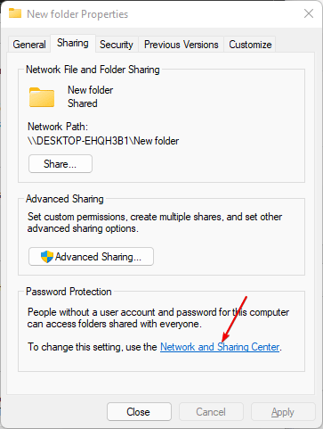 Set-Password-protection-on-Shared-folder