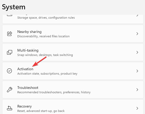 Settings-system-activation