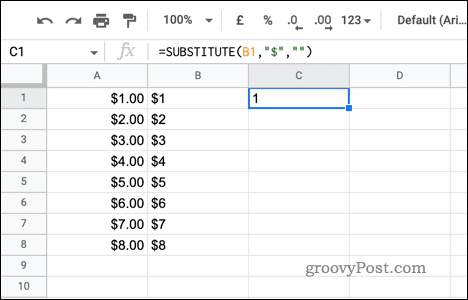 Sheets-SUBSTITUTE-Function Sheets-SUBSTITUTE-Function