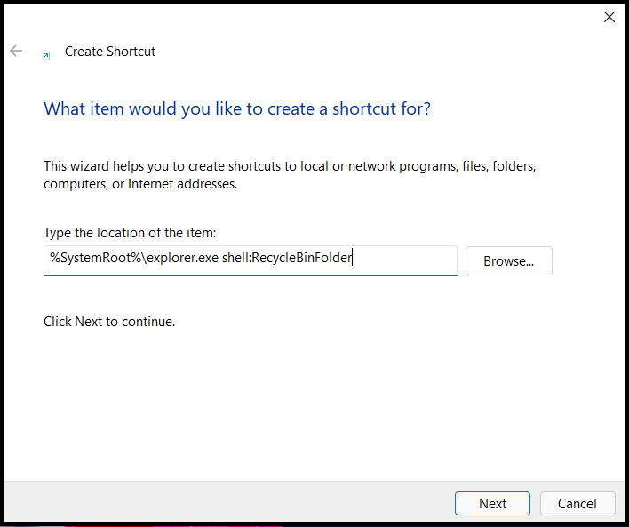 Shortcut-path