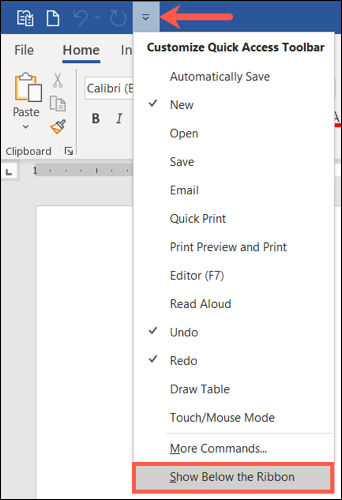 ShowBelowRibbon-MicrosoftOfficeQuickAccessToolbar
